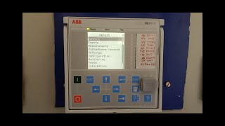 ABB RELAY ABB REF615 RELAYHOW TO CHECK FAULT RECORD OF ABB REF615 OVER CURRENT amp EARTH FAULT RELAY [upl. by Goober386]