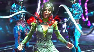 Injustice 2  All Super Moves on Enchantress 1080p 60FPS [upl. by Fawne537]