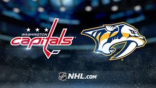 Josi Forsberg lift Preds to 52 win against Caps [upl. by Notsreik]