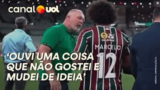 FLUMINENSE MANO CONFIRMA TER MUDADO ALTERAÇÃO POR TER SE IRRITADO COM MARCELO VEJA [upl. by Hulbig]