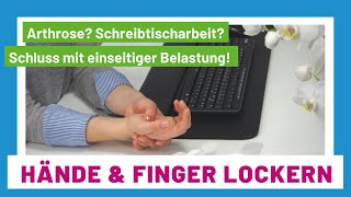 HandgelenksArthrose  Mausarm  Einfache Übungen für den Büroalltag [upl. by Airahs]