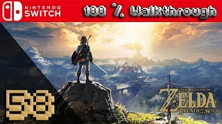 The Legend Of Zelda Breath Of The Wild  100 Walkthrough Part 58 100 Guide All Collectibles [upl. by Aronaele]