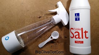 This USB bottle generates surface sanitiser from water and salt [upl. by Wait]