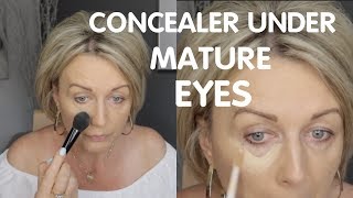 Under Eye Concealer Without Creasing  Mature Skin [upl. by Corrianne]