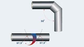 Как разрезать трубу под углом 45 или 90 градусов [upl. by Eceined569]