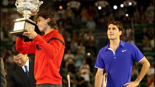 Rafael Nadal vs Roger Federer  Australian Open 2009 Final Highlights [upl. by Camel]