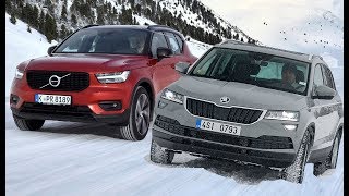 2018 Volvo XC40 vs Skoda Karoq [upl. by Assirrec319]