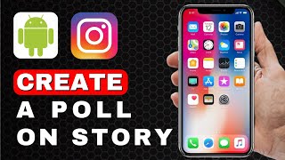 How to Create a Poll on Instagram Story  Android Tutorial [upl. by Animrac]