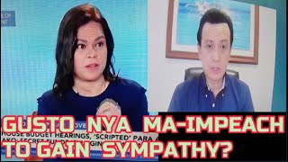 VP SARA Duterte gusto ma impeach to gain sympathy again Sen Trillanes comments [upl. by Jacinthe681]