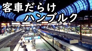 35ドイツを走る列車の紹介【欧州鉄道の旅第２５日】ハンブルク中央駅 82703 [upl. by Nimzaj]