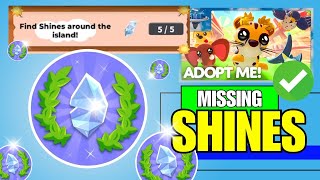 MISSING SHINES LOCATIONS  ADOPT ME  ROBLOX [upl. by Guthry]