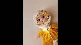 Örgü Oyuncak  Amigurumi crochet örgü amigurumi keşfet tesettür orange flowers friends [upl. by Kamilah]