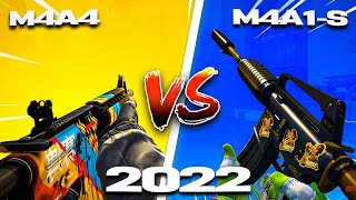 quelle arme en 2022 m4a1s vs m4a4 le duel [upl. by Enwahs719]