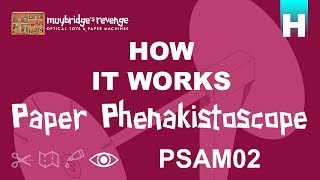 Paper Phenakistoscope PSAM02 How It Works [upl. by Eceeryt]