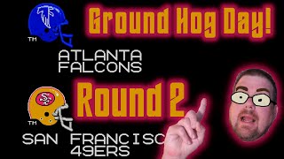 Groundhog Day Replay NFC Championship Falcons Vs 49ers  Tecmo Super Bowl [upl. by Paugh677]