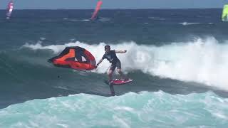 wingfoiling in HAWAII hookipa [upl. by Veal]