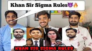 Khan sir sigma rule  Indian army sigma rule 🇮🇳  IAS sigma rule 🔥  Khan sir thug life  Pak React [upl. by Annaeg266]