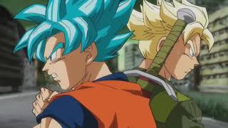 Goku and Trunks vs Goku Black and Zamasu Dragon Ball Super Ep57 English Dub [upl. by Sandon]