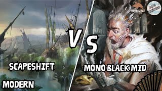 Scapeshift VS Mono Black Midrange MTG Modern [upl. by Stargell787]