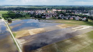 Ernteschäden nach Hochwasser der Ilm bei Vohburg an der Donau  12062024 [upl. by Foster]