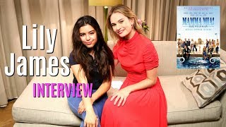 Sophia Grace Interviews Mamma Mia 2 Star Lily James  Teen Advice [upl. by Aihcela470]