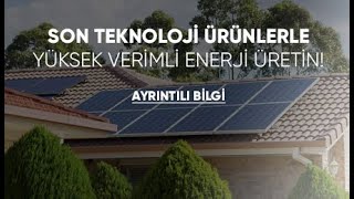 Güneş Enerji Nedir Güneş Enerji Sistemleri  Etfa Enerji [upl. by Sivat]