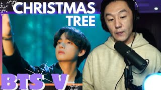 DJ REACTION to KPOP  V CHRISTMAS TREE [upl. by Hershel]