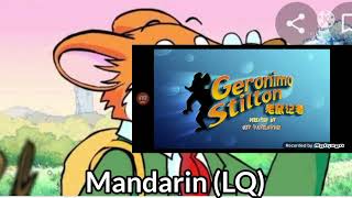 Geronimo Stilton Opening Multilanguage Comparison [upl. by Cleres]