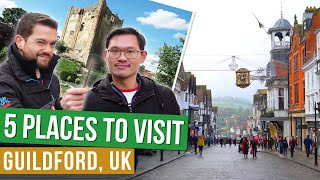 GUILDFORD  5 MUST VISIT PLACES [upl. by Gracie412]