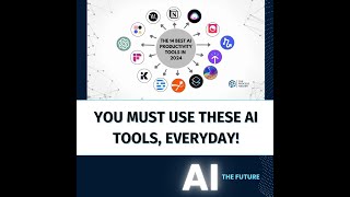 Top AI Tools for Productivity in 2024 artificialintelligence aiadvertising aiworld viralvideo [upl. by Leilani]