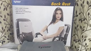 Tynor Back Rest Pillow  Feature and Quick Demo Hindi Live Video [upl. by Burl489]