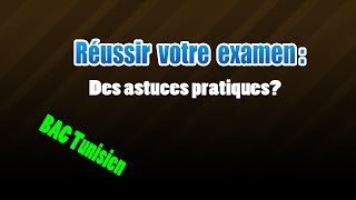 3 astuces pour réussir ton examen [upl. by Jat]