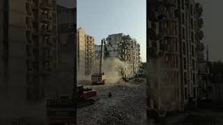 Part 5 building Demolition PWD demolition excavator volvo construction building [upl. by Oruam554]