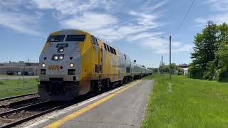 Eastbound VIA 24 at Drummondville [upl. by Cheadle]