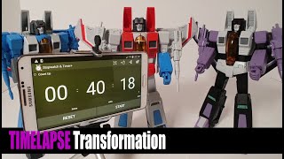 Timelapse transformation Deformation Space DS01 Crimson Wings Rock FX [upl. by Nilam]