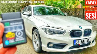 Ã‡OK PAYLAÅILAN UYGULAMA YAPAY MOTOR SESÄ° NASIL YAPILIR  BMW VE CÄ°TROEN SPOR MOTOR SESÄ°OBD CÄ°HAZI [upl. by Aillicsirp]