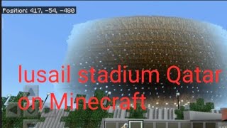 i went to lusail stadium but in Minecraft FIFA World Cup [upl. by Isnam24]