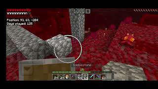 Minecraft Going To Nether Hardcore Bedrock Pt9 [upl. by Tallbot]