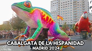 Cabalgata de la Hispanidad 2024 Madrid 3  Hispanicity Parade 2024 Madrid [upl. by Levon]