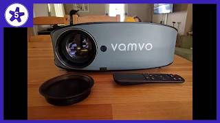 Vamvo L3600 200quot LCD Home Theater Video Projector Review [upl. by Adnima]