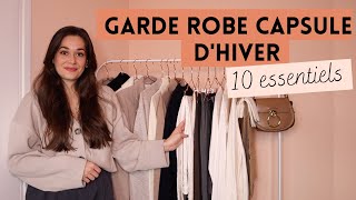 GARDE ROBE CAPSULE DHIVER  10 essentiels Mode dHiver  Lauriane Villa [upl. by Euqinom754]