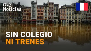 FRANCIA Las PEORES INUNDACIONES en el SUR y CENTROESTE en 40 AÑOS  RTVE Noticias [upl. by Reyna]