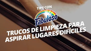 Trucos de limpieza para aspirar lugares difíciles  Hogar Fabuloso [upl. by Holladay]