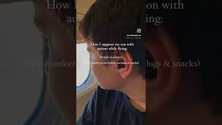 How I support my son with autism while flying autism neurodivergent travel flying tips [upl. by Lessig463]