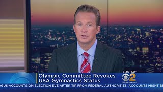 Olympic Committee Revokes USA Gymnastics Status [upl. by Qiratla]