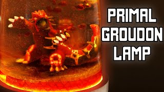 I built a Primal Groudon ERUPTION Lamp [upl. by Ellinnet]