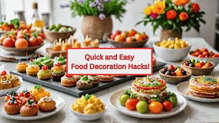 DIY Food Decoration Inspiring Ideas for Stunning Presentation [upl. by Hale]