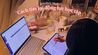 🌷 Xem video này nếu bạn đang mất động lực học tập ✧ cách mình tìm lại và duy trì động lực ✧ jawonee [upl. by Marney664]