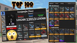 Every Trophy Ever MM2 Top 100 [upl. by Mlehliw]