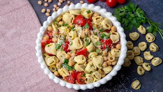 Chickpea Tortellini Pasta Salad [upl. by Deirdra155]